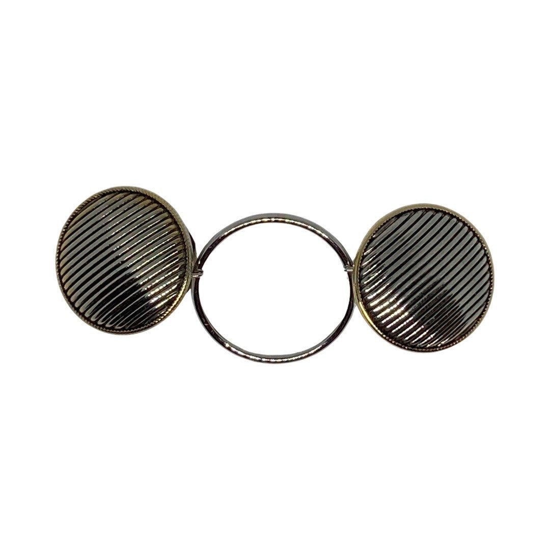 Fashion Fastener - Banded Shield