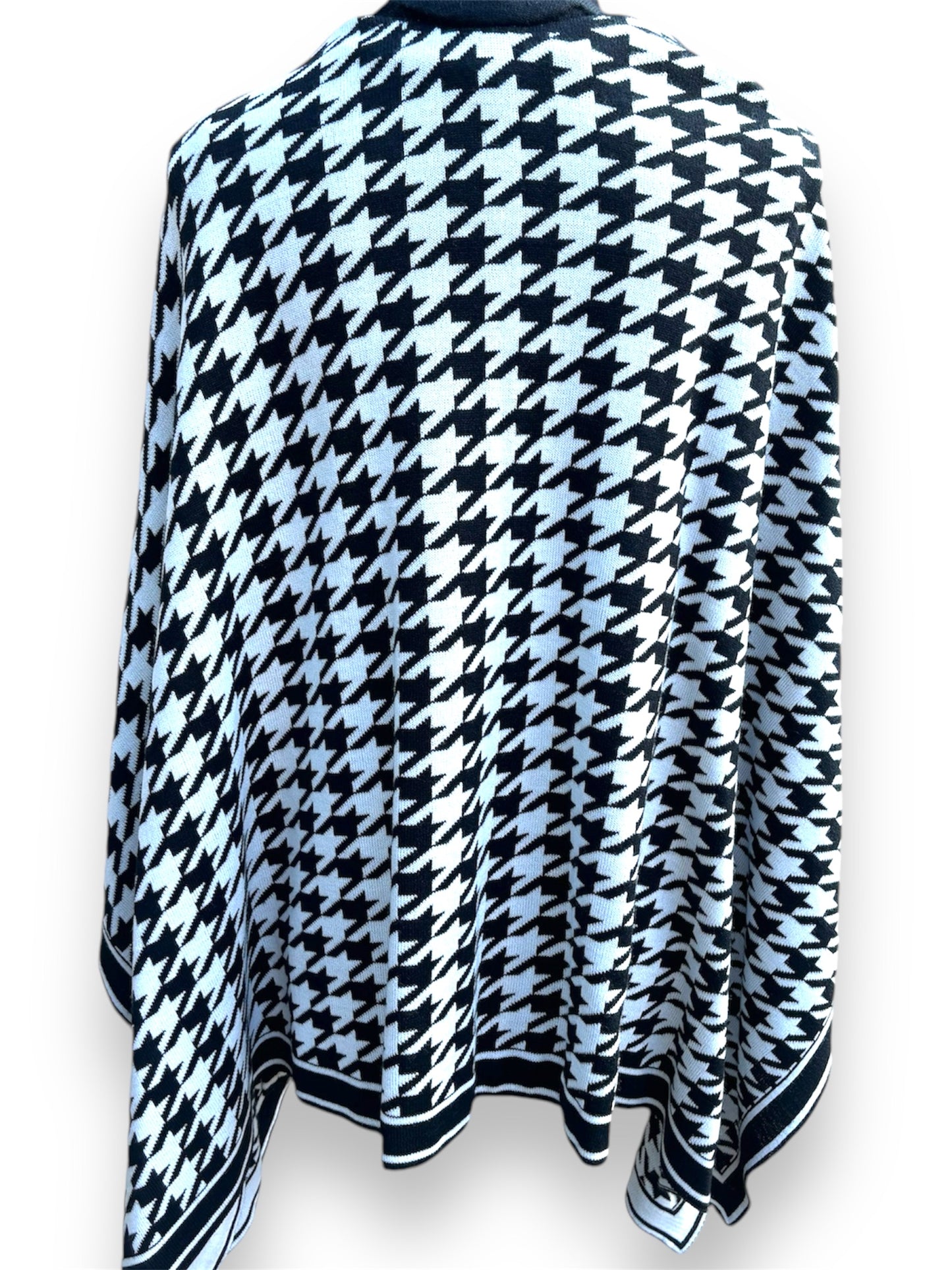 Houndstooth Shawl Wrap