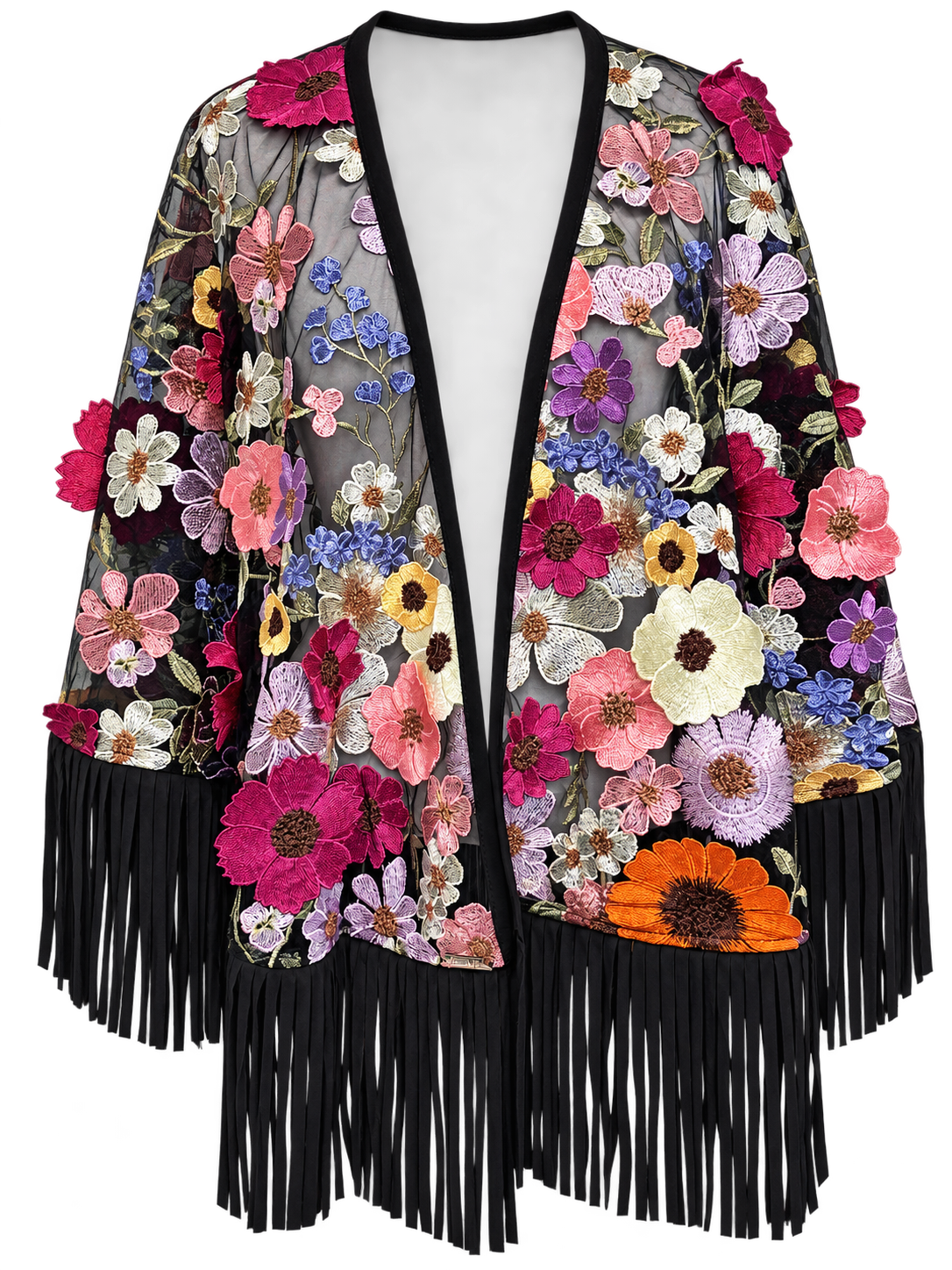 Floral 3D Shawl Wrap
