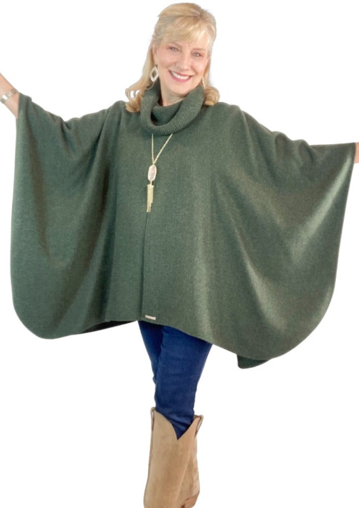 Cheyenne Poncho - Cactus