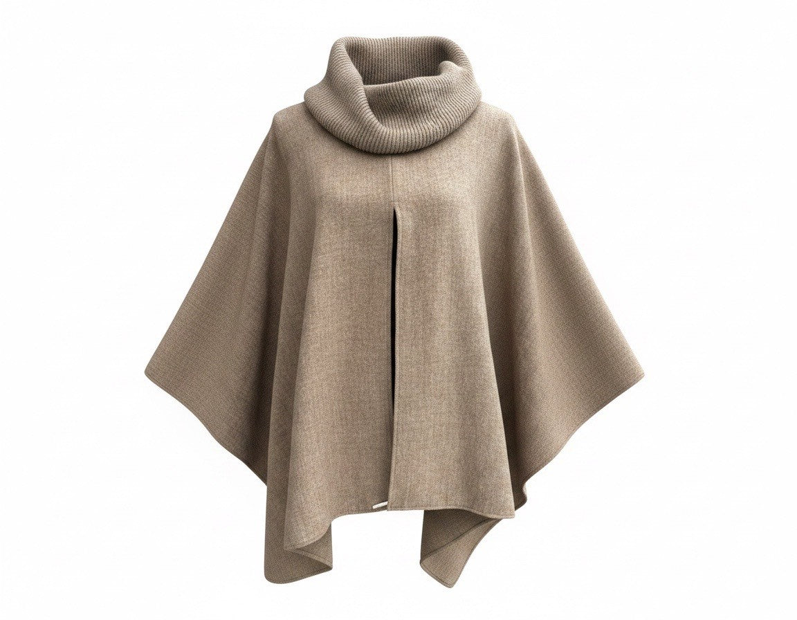 Cheyenne Poncho - Tan