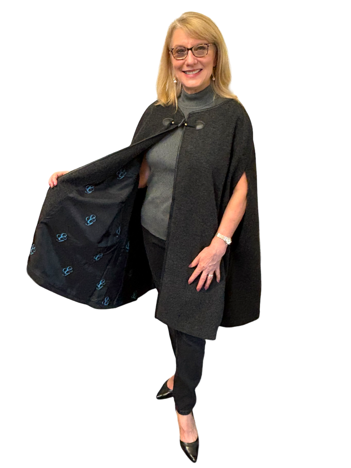 Fifth Avenue Cape - Charcoal