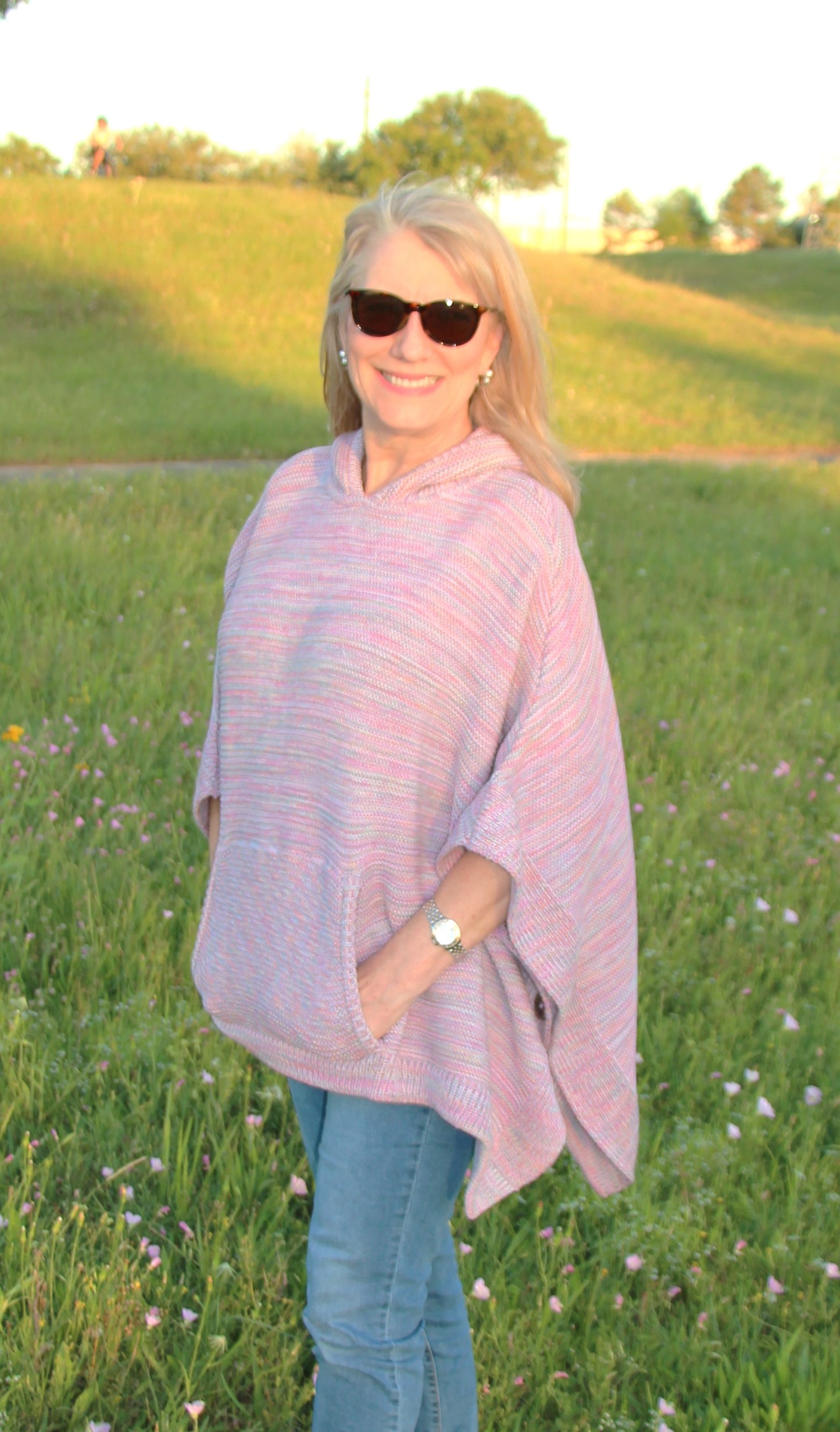 Hippie Chick Hooded Poncho