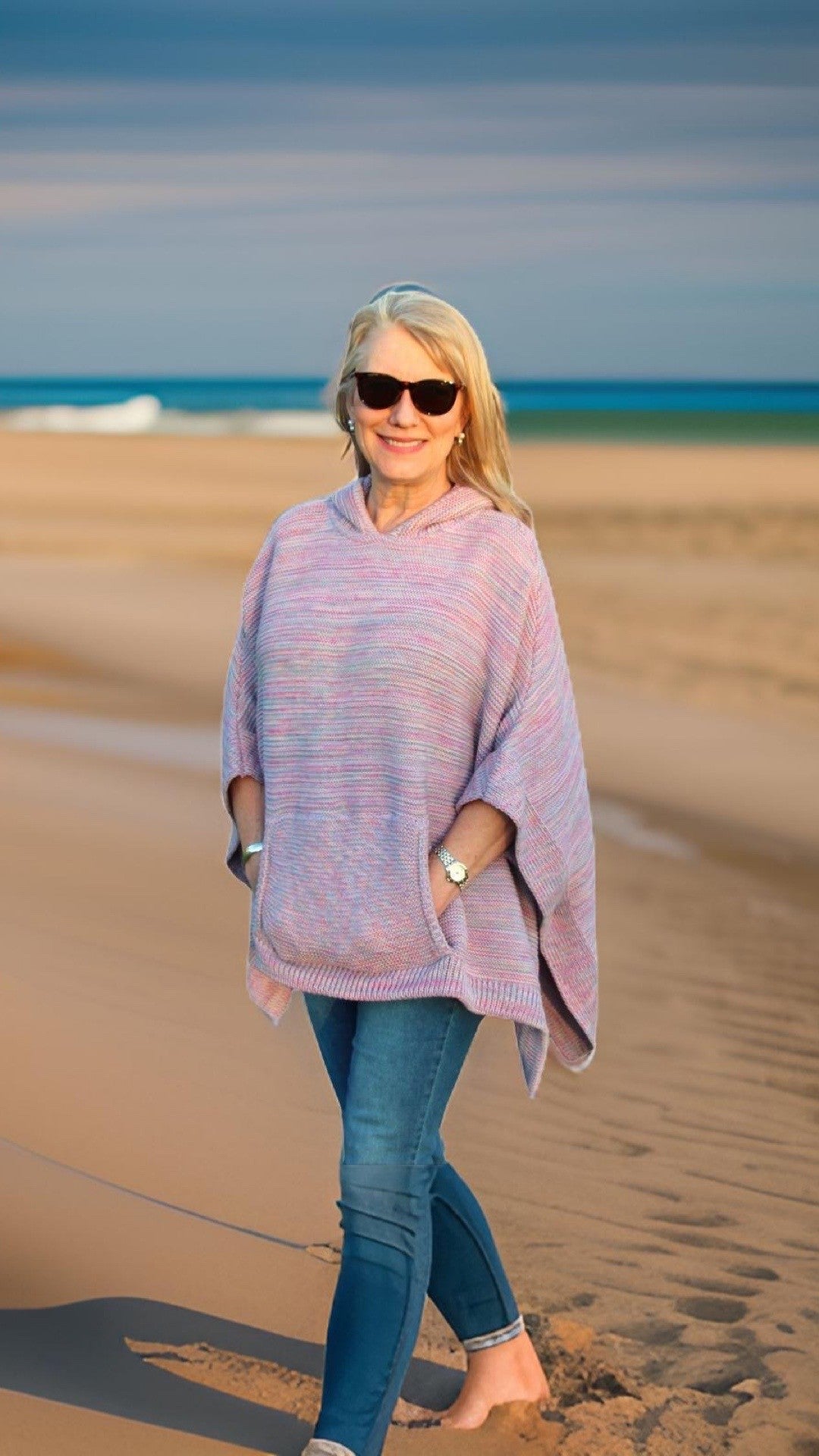 Hippie Chick Hooded Poncho