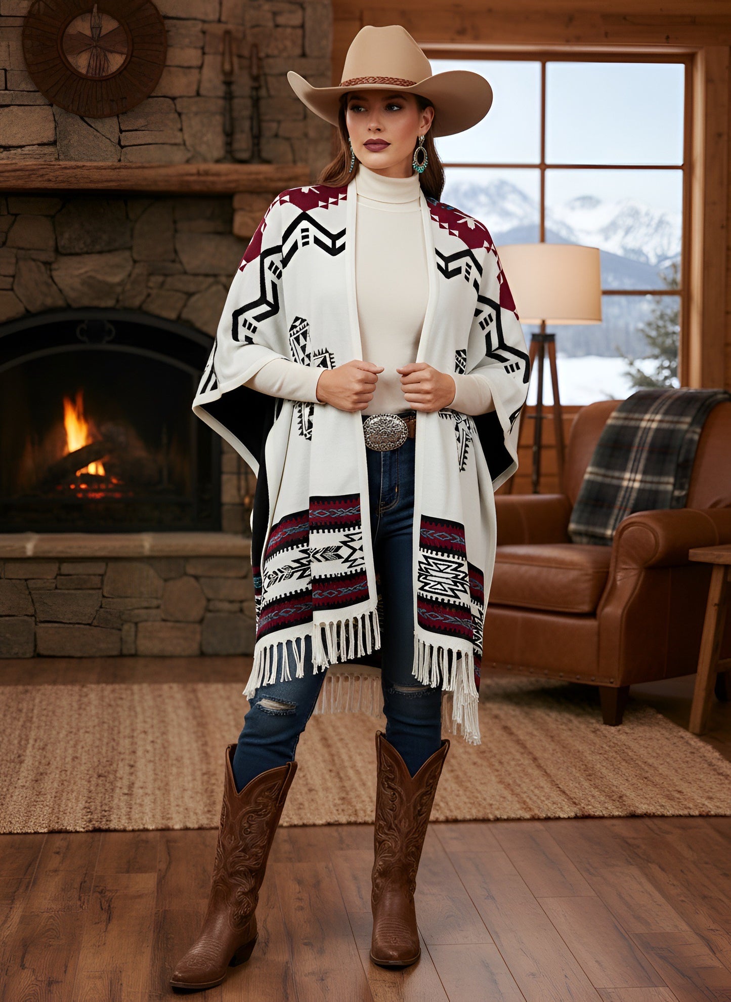 Southwest Reversible Wrap