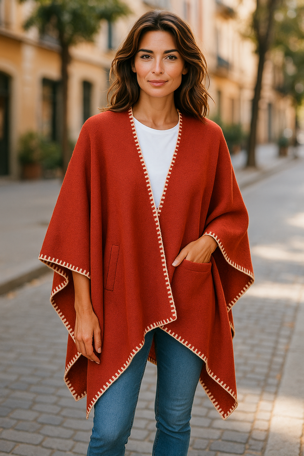 Fiesta Wrap - Coral